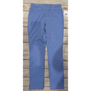 NWT Zoe cornflower blue, slim-fit pull-on ankle pants Size Medium